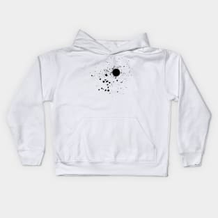 Splattered Ink Dots Creative Art Kids Hoodie